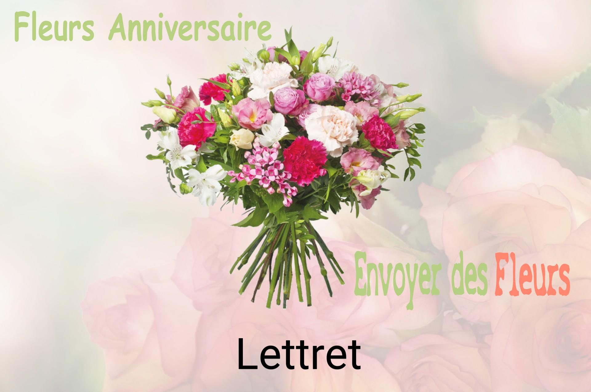 Bouquet de fleurs d’anniversaire livré à Lettret