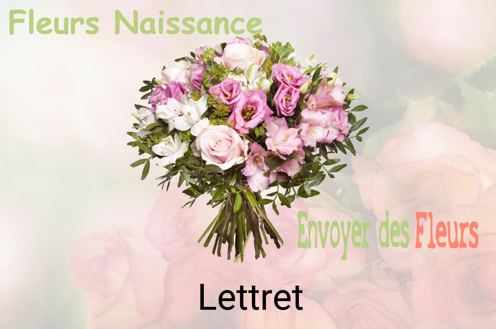 Bouquet de fleurs de naissance livré à Lettret